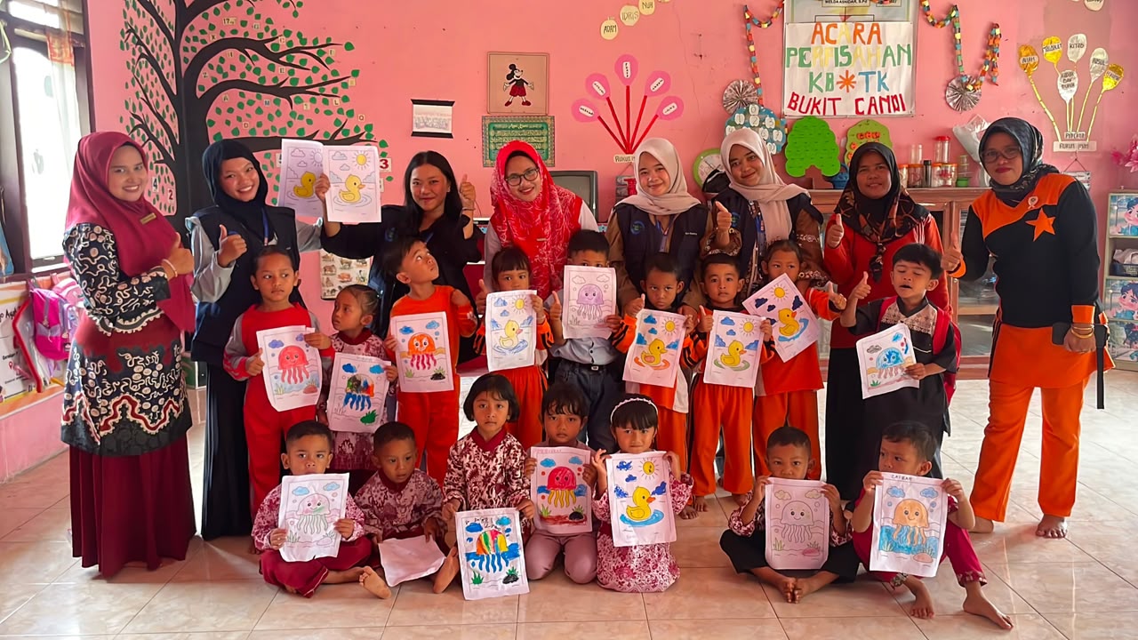Belajar, Bermain, dan Berbagi Ceria bersama Anak-anak di TK Bukit Candi Sitiung